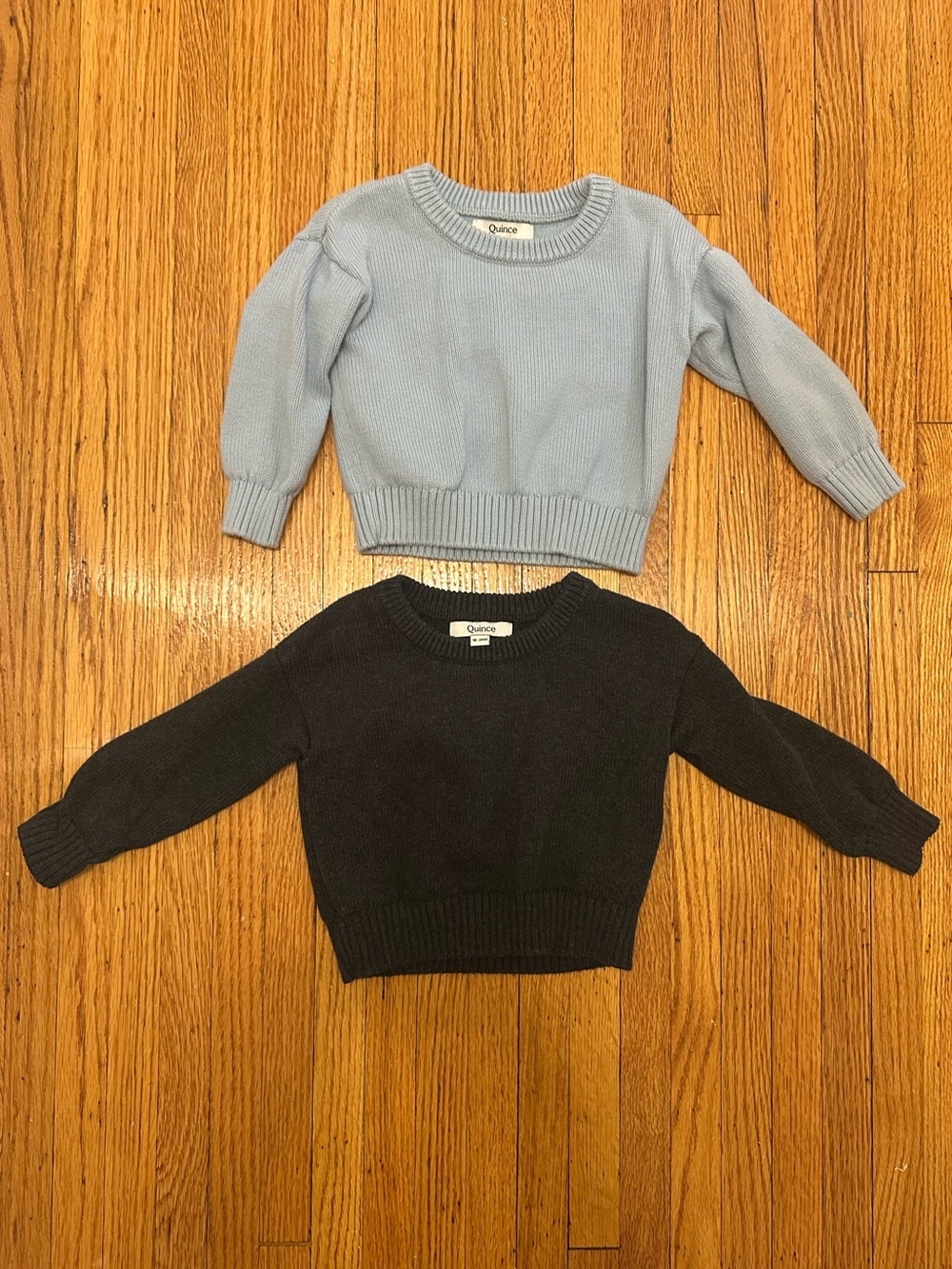 Set of two Quince Boy Sweaters
